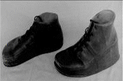 picture of custom moulded comfortable everyday ankle covering work boots.